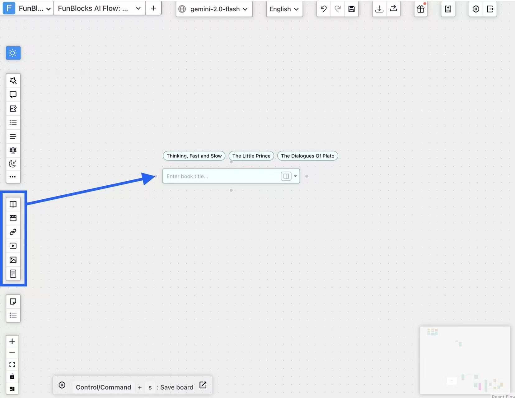 FunBlocks AIFlow panel mind map generators