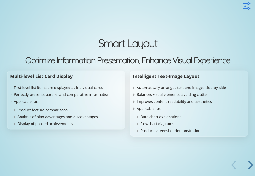 FunBlocks AI Slides Smart Layout