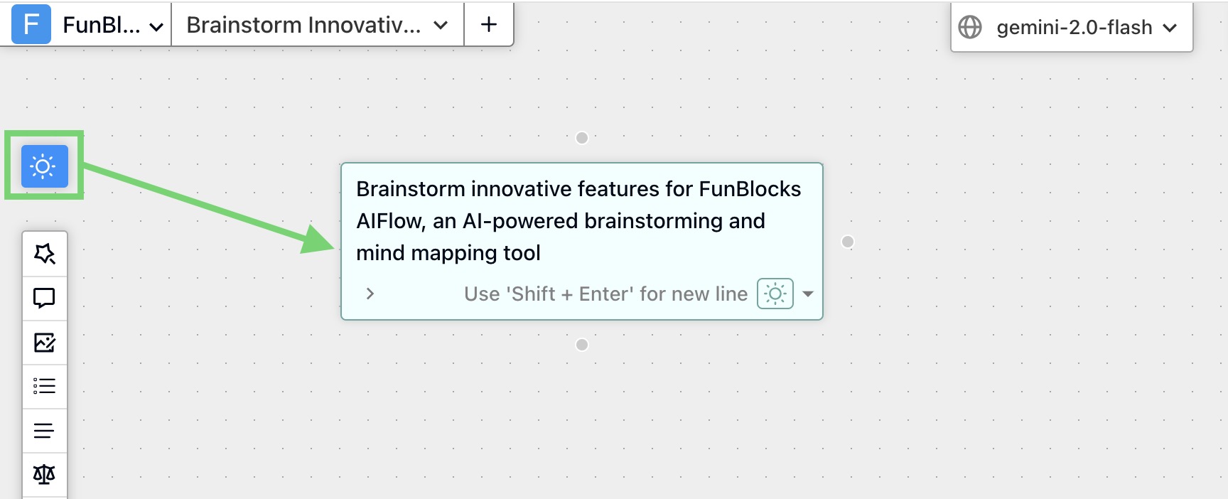 FunBlocks AIFlow Brainstorming - ai-powered brainstorming mind map generator
