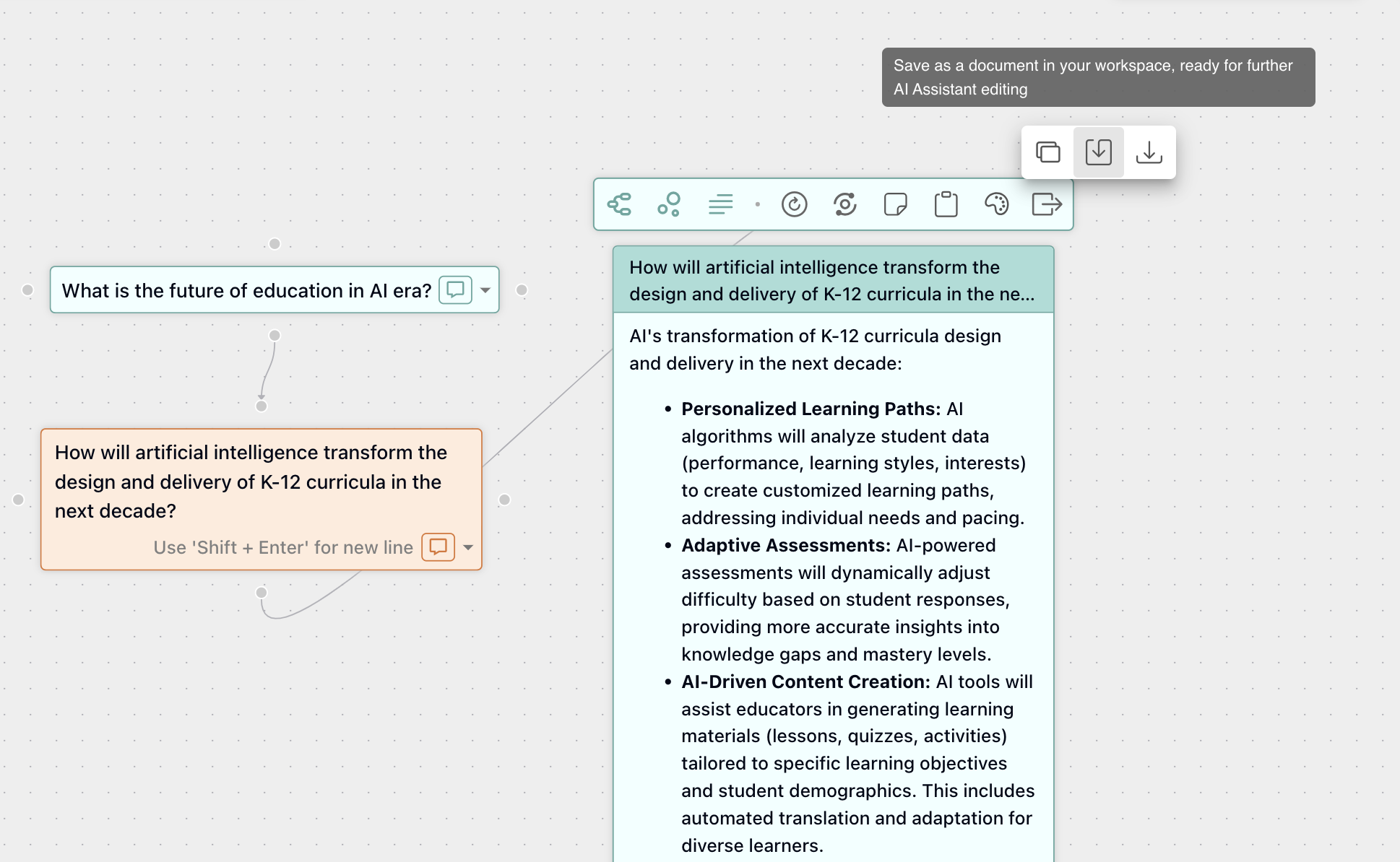 FunBlocks AIFlow Save Node to FunBlocks AI Docs