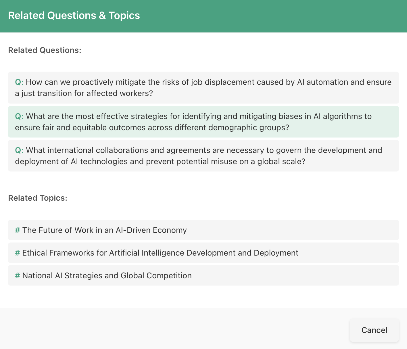 FunBlocks AI Prompt Optimizer question optimization generated related topics and questions