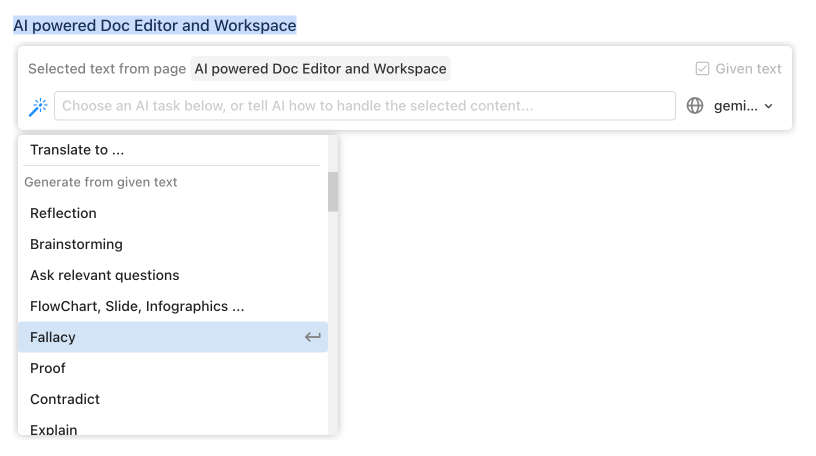 Document organization and linking capabilities
